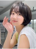 【長谷川】黒髪ショートボブ