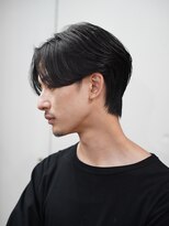 センターパートニュアンスパーマワンカールパーマカルマ韓国原宿