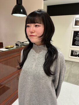 ビーハイブアヴェダ PARCO2店(BEHIVE AVEDA) 【yuuna】ロング海月ウルフ