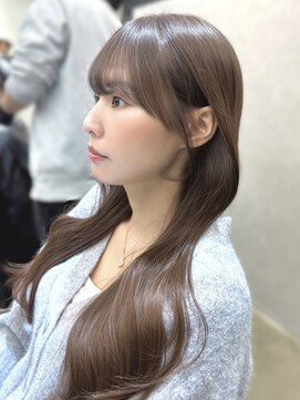 ロイ(Roi) ◎結んで可愛い顔周り/オリーブベージュ