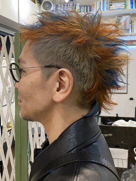 サロン ハナノ(Salon Hanano) ハイトーンベリーショート髪型20代30代40代50代明るめバズカット