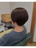 イメチェン/ラベンダーミルクティー/刈り上げマッシュ/福島市
