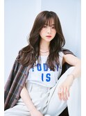 韓国風美髪くびれミディアムレイヤー