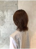 マッシュウルフ/くせ毛カット/顔周りカット