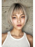 リップラインボブ　レイヤーボブ