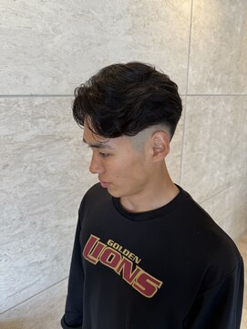 アメラボ 植田山店(Amelab) 名古屋天白区フェードカット×ラルフカール　夏　バーバー