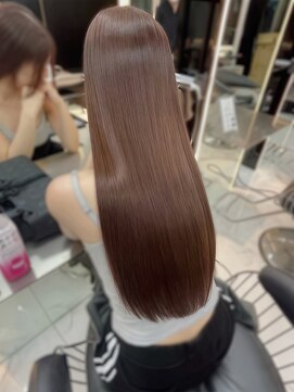 ラピス 渋谷本店(Lapis) ココアブラウン/レイヤーカット/髪質改善/エクステ/バイカルテ