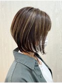宇都宮ショートカットヘイリーボブレイヤーボブウルフカット