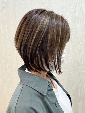 宇都宮ショートカットヘイリーボブレイヤーボブウルフカット