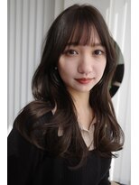 ヌヌ 渋谷 原宿 明治神宮前(nunu)&nbsp;レイヤーカットトリートメントブリーチなしカラーグレージュ