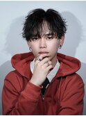 <22>フェザーパーマ/曲がる縮毛矯正/メンズサロン/メンズ/眉毛