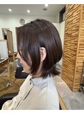 白髪を自然にカバー。ボブレイヤーで叶う大人美人ヘア［川越駅］