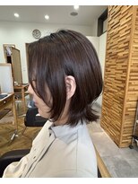 エリーザ 川越駅前店(Elisa)&nbsp;白髪を自然にカバー。ボブレイヤーで叶う大人美人ヘア［川越駅］