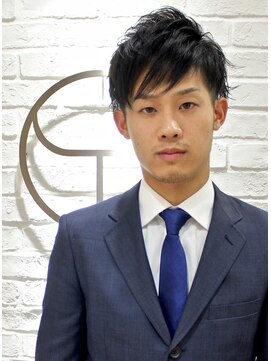 ヨシザワインク プレミアム 横浜 桜木町店(YOSHIZAWA Inc. PREMIUM) 【ヨシザワ横浜】ツーブロックパーマビジネス黒髪ショート