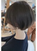 丸みショート　朝楽スタイリングショートボブ