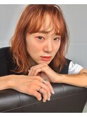 #オレンジカラー#ダブルカラー#ブリーチ#髪質改善