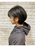 耳かけ丸みショート
