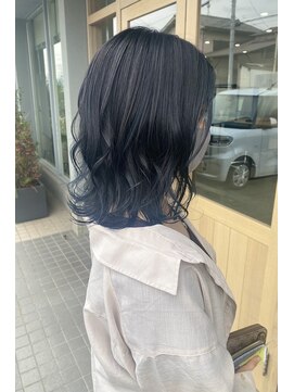 フープヘアー(HOOP.HAIR) ブルーグラデーション
