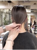 バレイヤージュハイライトグラデーションカラー白髪ぼかし