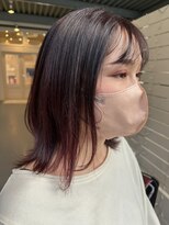 シダ(sida SAIIN)&nbsp;外ハネ裾カラー