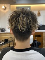 スウェル 船橋店(Swell)&nbsp;ハイライト/マッシュパーマ/ウルフ/波巻き/メンズ3