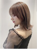 プアメリア 名古屋(Puamelia)&nbsp;トリートメント ブリーチなしダブルカラー 前髪縮毛矯正