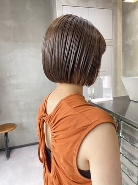 ベンジー 蔵前ii店(benji) 首周りスッキリあごラインのミニボブ◎蔵前