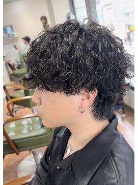 ヘア ライフ ワイレア(HAIR LIFE Wailea) 刈り上げないマッシュ×波巻きスパイラルパーマ