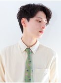 【Gallica】爽やかメンズパーマ/センターパート/マッシュ
