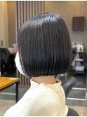 ショートカットショートボブハンサムショートグレージュカラー