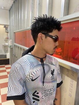 メリケンバーバーショップ トーキョー(MERICAN BARBERSHOP TYO) スパイキーショート