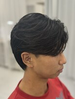 バース 梅田中崎町店(BIRTH)&nbsp;ニュアンスパーマセンターパートワンカールパーマ韓国メンズ