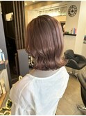 ブリーチオンカラー ピンクベージュ