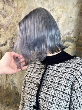 ソル ジングウマエ(SOL JINGUMAE) ミルクティーベージュローライトインナーカラーハイライト