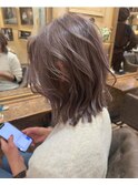 マロンベージュラベンダーミルクティーくすみベージュ