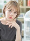 透明感ミルクティーアッシュ小顔ウルフカットh3大宮10代20代30代