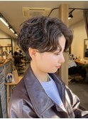ショートボブパーマ20代30代40代ショートパーマショート
