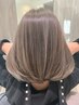カット+ダブルカラー+ケアサプリトリートメント（ケアブリーチ使用）