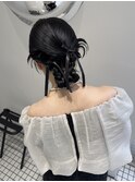 ヘアセット/結婚式セット/お呼ばれヘア/タイトアレンジ