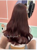 【girland】ラベンダーピンク/韓国風/レイヤーカット