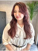 ハイライト×レイヤーロング×大人フェミニン×透明感アップ