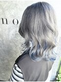 ダークシルバー×ブルー