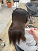 マロンベージュ/前髪/レイヤー/小顔/髪質改善/縮毛矯正/横浜