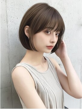 ユーフォリア 銀座(Euphoria) 韓国/小顔/黒髪/ココアベージュ/銀座/ボブ