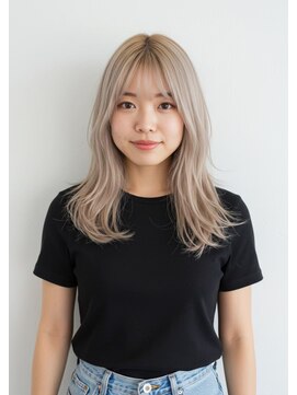 ブリックバイブレイス 千葉 千葉中央(brick by brace) 千葉駅/着物ヘア/大人ガーリー/ダークアッシュ/似合わせカット