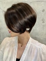 ユアーズヘアー センター南店(youres hair)&nbsp;小顔ショート　マッシュショート　菱形シルエット