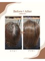 ビーヘアー 近鉄八尾店(Bee.hair)&nbsp;トキカタで気になる分け目がふんわり◎前髪にもオススメ