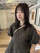 カウチ(Kauti)&nbsp;シャギーレイヤー/ミルクティーブロンド/ダークブルー/池袋