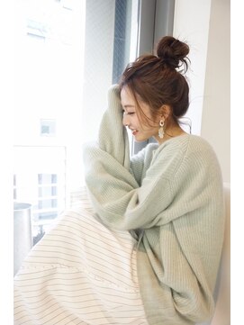 美粧ほそや 横浜反町 のんびりしたい休日に♪おだんごアップアレンジ