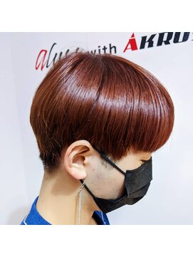 アルス ウィズ アクロス オモテサンドウ(aluss with AKROS omotesando) パープルマッシュヘアー